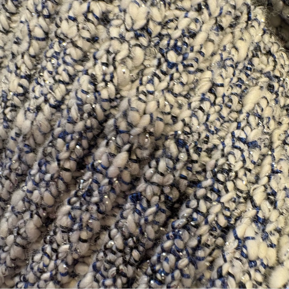 Brooks Brothers Red Fleece Women’s Textured Knit Sweater Subtle Metallic M - Picture 5 of 6